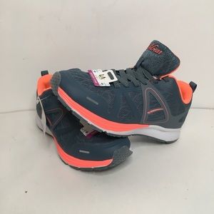 LA Gear Women's Intrepid Grey/Coral Running Shoes Size 6